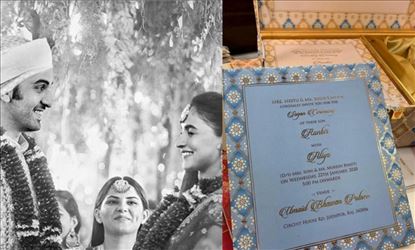 रणबीर - आलिया की शादी का कार्ड हुआ इंटरनेट पर लीक, तारीख और डीटेल्स वायरल!